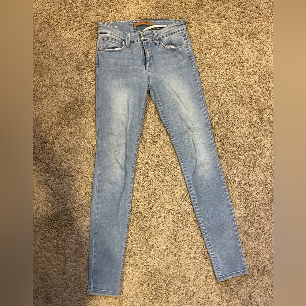 Joe’s light blue skinny jeans